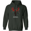 Winedeer Reindeer Apothic Wine Hoodie Christmas Cool Xmas Gift Ha11 Forest Green / S Sweatshirts