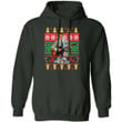 Elvis Presley Christmas Ugly Sweater Style Hoodie Cool Xmas Gift For Fans Mt11 Forest Green / S