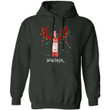 Winedeer Reindeer Beringer Wine Hoodie Christmas Cool Xmas Gift Ha11 Forest Green / S Sweatshirts