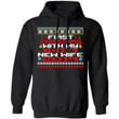 First Christmas With My Hot New Wife 2019 Hoodie Ugly Sweater Style Funny Xmas Gift Mt10 Black / S