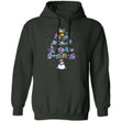 Christmas Tree Eeyore Hoodie Funny Xmas Gift Idea Ha11 Forest Green / S Sweatshirts