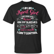 I Am An April Girl Birthday T-shirt With A Mouth Can't Control TT05-Bounce Tee
