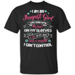 I Am An August Girl Birthday T-shirt With A Mouth Can't Control TT05-Bounce Tee