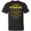 5 Things You Should Know About December Girl Birthday T-Shirt Gift Ideas-Bounce Tee
