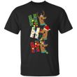 Ho Ho Ho Scooby Doo Reindeer T-Shirt Christmas Gift For Fan-Bounce Tee