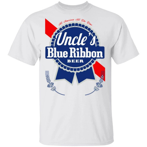 Uncle's Blue Ribbon Pabst Blue Ribbon Uncle Beer T-shirt