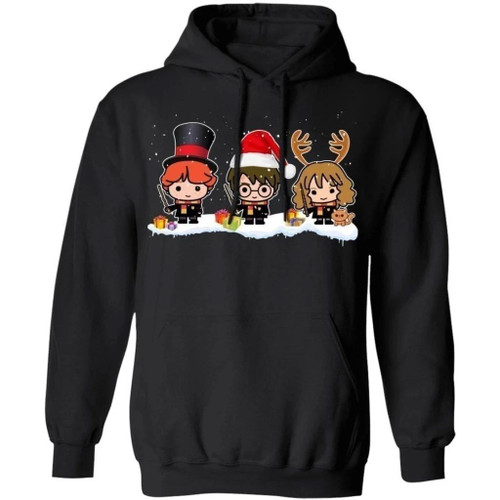 Harry Potter And Friends In The Snow Christmas Hoodie Cute Gift