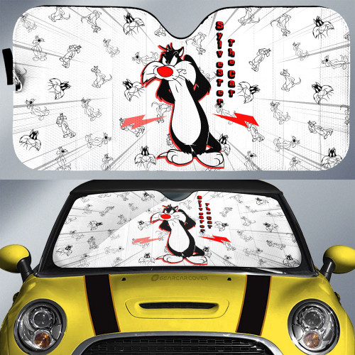 Sylvester the Cat Car Sunshade Custom Cartoon Car Accessories