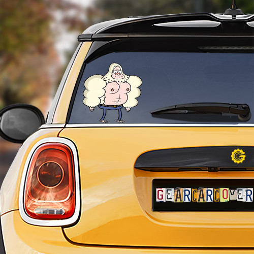 Skips Car Sticker Custom Regular Show Cartoon