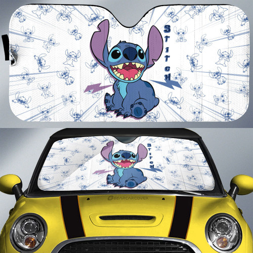 Stitch Car Sunshade Custom Cartoon Car Accessories