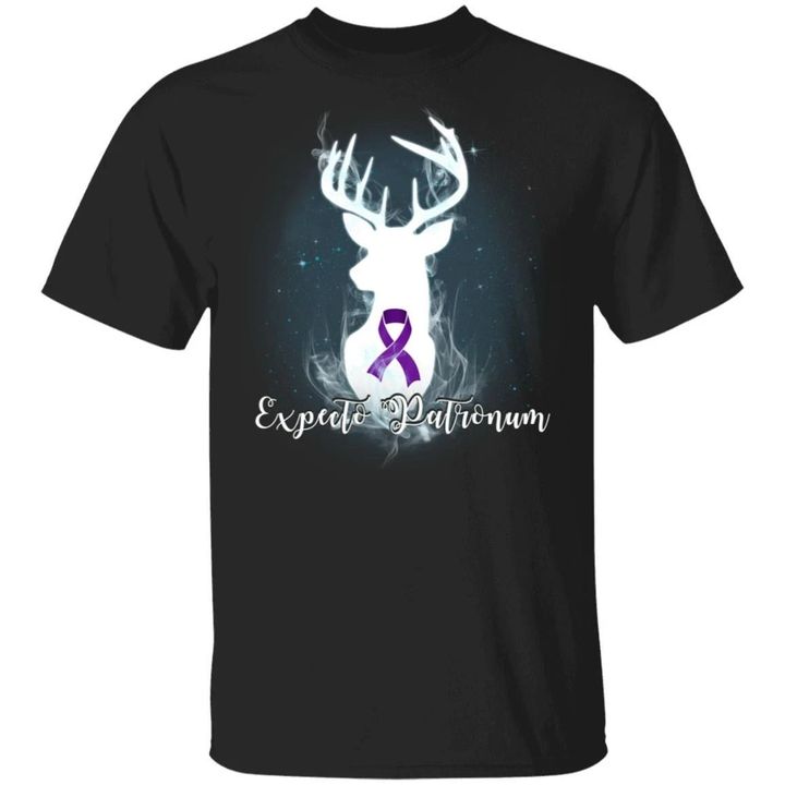Expecto Patronum Pancreatic Cancer Awareness T-shirt Harry Potter Patronus Tee VA02-Bounce Tee