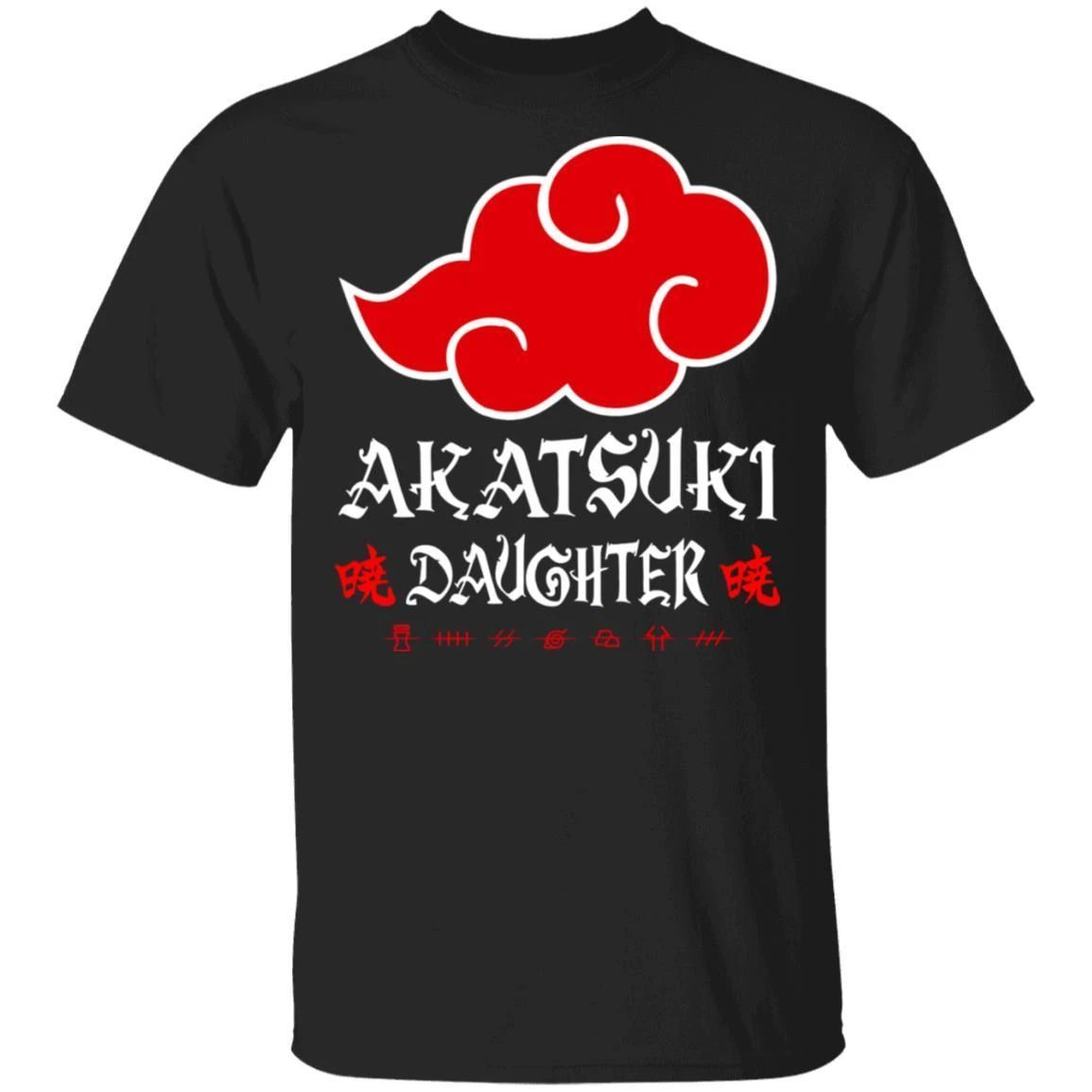 Akatsuki Daughter Shirt Naruto Red Cloud Family Tee-Bounce Tee