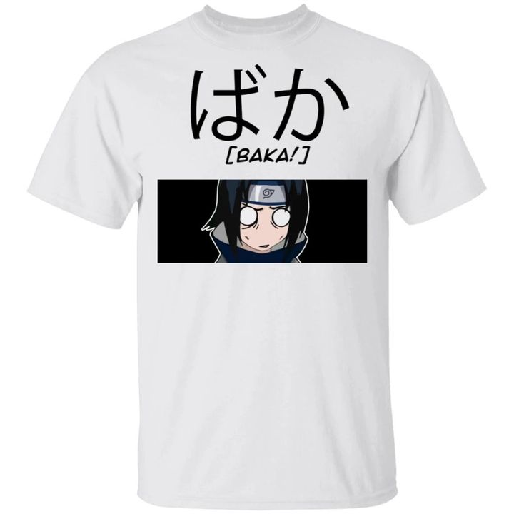 Naruto Sasuke Uchiha Baka Shirt Funny Character Tee-Bounce Tee