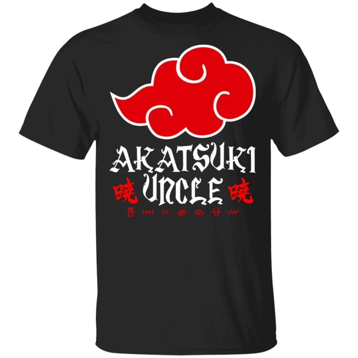 Akatsuki Uncle Shirt Naruto Red Cloud Family Tee-Bounce Tee