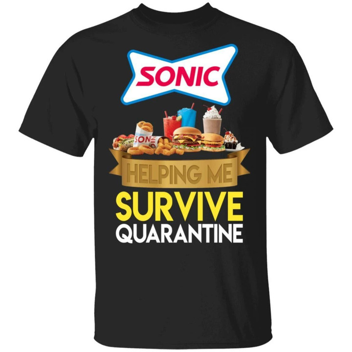 Sonic Drive-In Helping Me Survive Quarantine T-shirt HA05-Bounce Tee