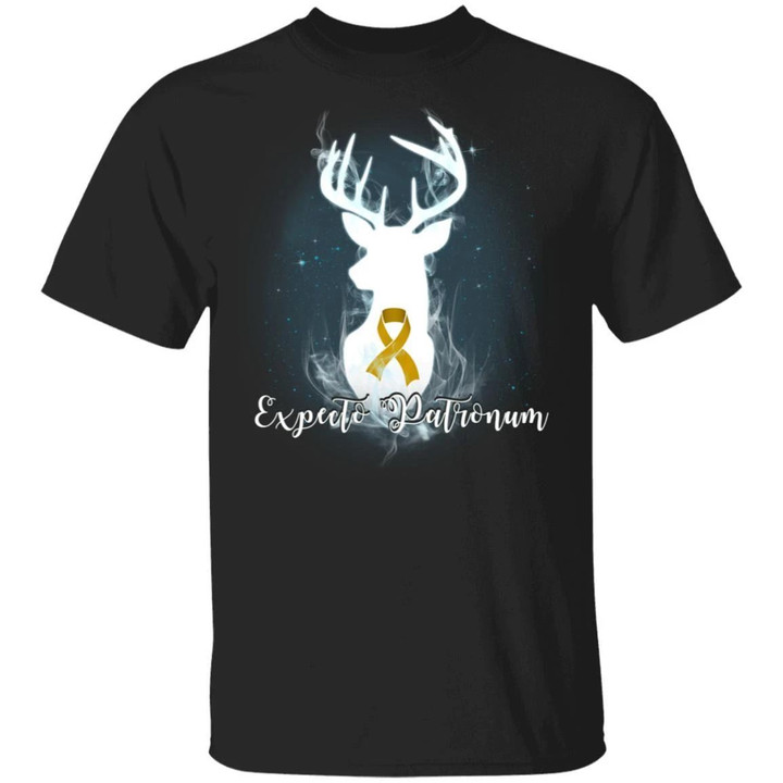 Expecto Patronum Appendix Cancer Awareness T-shirt Harry Potter Patronus Tee VA02-Bounce Tee