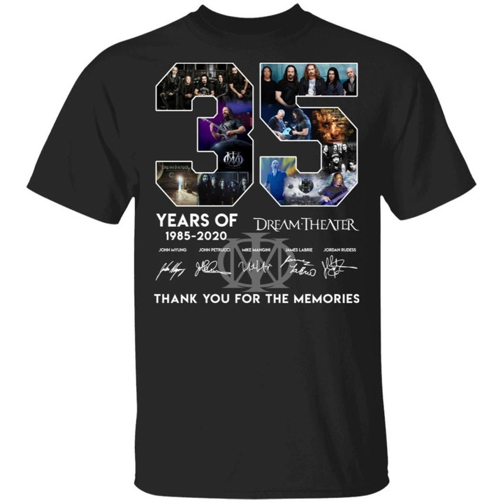 Dream Theater T-shirt 35 Years 1985 - 2020 Anniversary Tee VA04-Bounce Tee