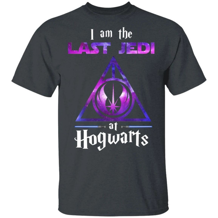 Harry Potter Star Wars Tee Shirt I Am Last Jedi At Hogwarts VA01-Bounce Tee
