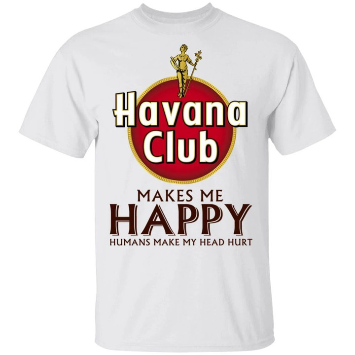Havana Club Makes Me Happy T-shirt Rum Tee VA12-Bounce Tee