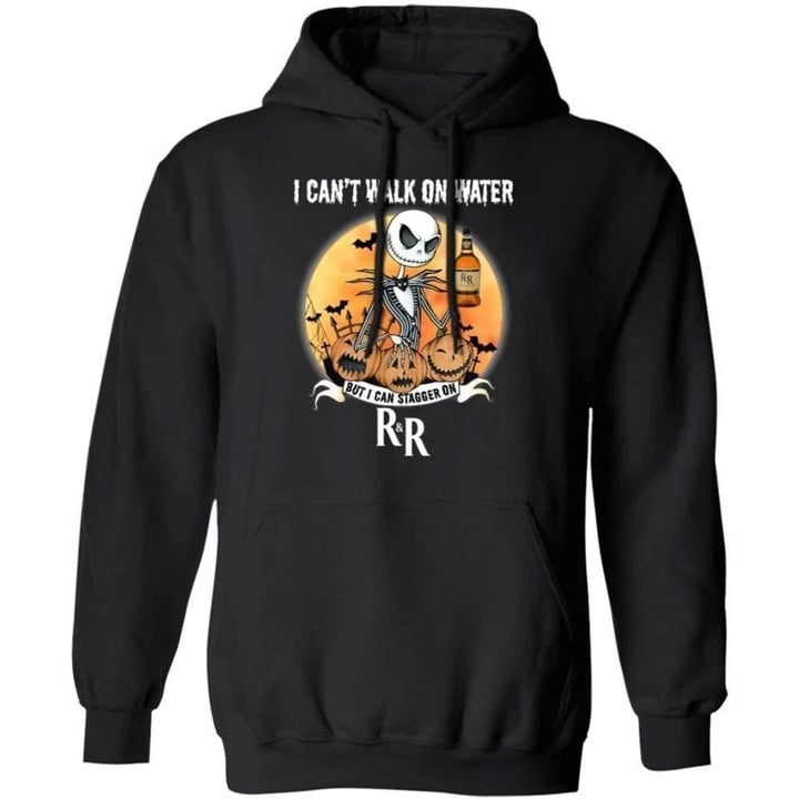 I Can't Walk On Water I Can Stagger On Rich And Rare Whisky Jack Skellington Shirt VA09-Bounce Tee