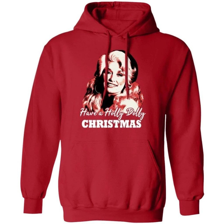 Have A Holly Dolly Christmas Vintage Dolly Parton Hoodie Nice Gift VA11-Bounce Tee