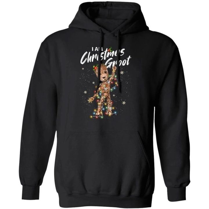 I Am Christmas Baby Groot Hoodie Beautiful Xmas Gift TT09-Bounce Tee