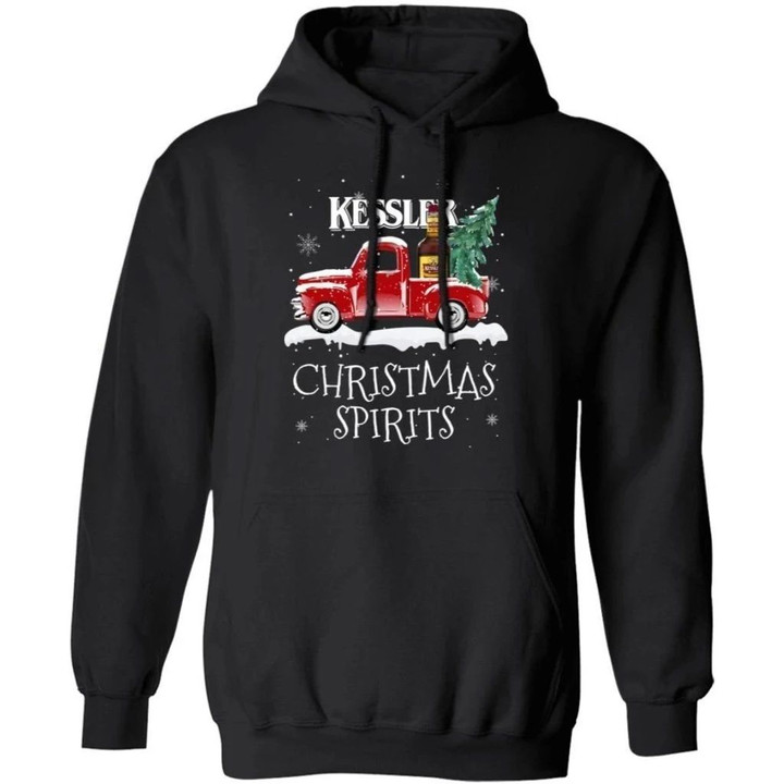 Christmas Spirits Kessler Hoodie Whisky On Red Truck Xmas Gift VA10-Bounce Tee