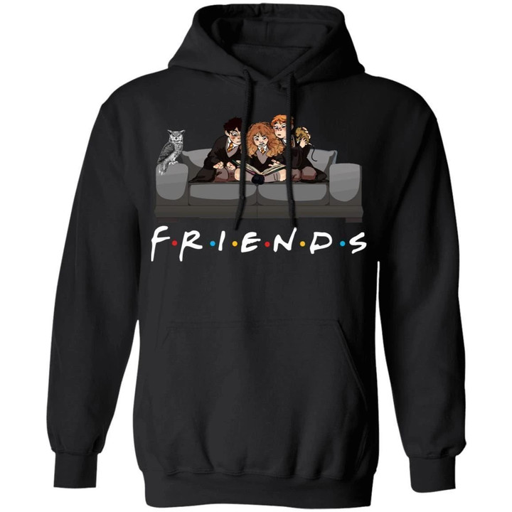 Harry Potter Friends Hoodie Funny Mashup Gift Idea For Ha11 Black / S Sweatshirts