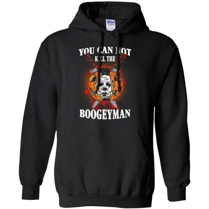 Michael Myers You Can't Kill The Boogeyman Hoodie Halloween Costume TT08-Bounce Tee