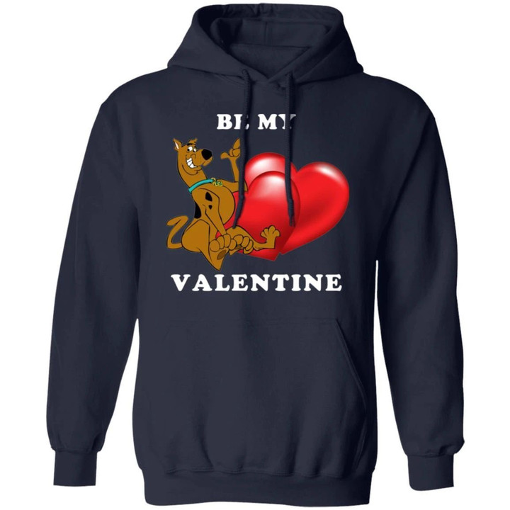 Valentine's Hoodie Be My Valentine Scooby Doo Hoodie Lovely Gift VA12-Bounce Tee