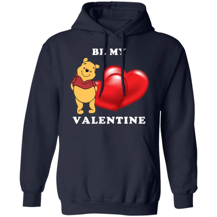 Valentine's Hoodie Be My Valentine Pooh Hoodie Lovely Gift VA12-Bounce Tee