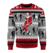 Merry Christmas Mahalohomies Unisex Christmas Sweater Dancing Michael Jackson Poses 3D Apparel