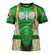 MahaloHomies Unisex T-shirt Dark Angels Captain 3D Costumes