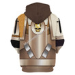 MahaloHomies Unisex Zip Hoodie Grey Knights V2 3D Costumes