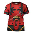 MahaloHomies Unisex T-shirt A Red Corsairs Heretic Astartes 3D Costumes