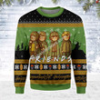 Merry Christmas Mahalohomies Unisex Christmas Sweater LOTR Friends 3D Apparel