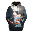 MahaloHomies Unisex Tops Pullover Sweatshirt Toss A Coin To Your Witcher 3D Costumes