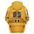 MahaloHomies Unisex Zip Hoodie Terminator Armor Imperial Fists 3D Costumes