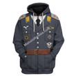 MahaloHomies Unisex Hoodie Service Uniform Of A German Air Force (Luftwaffe) Captain In WW2 3D Costumes