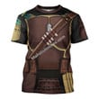 MahaloHomies T-shirt Mandalorian Samurai 3D Costumes