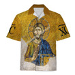 Mahalohomies Hawaiian Shirt Christian Orthodox Jesus Gold 3D Apparel