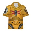 MahaloHomies Unisex Hawaiian Shirt Terminator Armor Imperial Fists 3D Costumes