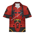 MahaloHomies Unisex Hawaiian Shirt A Red Corsairs Heretic Astartes 3D Costumes