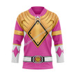Pink Ranger Dragon Shield Hockey Jersey