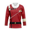 The Wrath of Khan Starfleet Officer Red Uniform Hockey Jersey