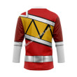 Red Power Rangers Dino Charge Hockey Jersey