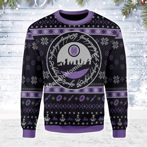 Merry Christmas Mahalohomies Unisex Christmas Sweater The Fellowship 3D Apparel