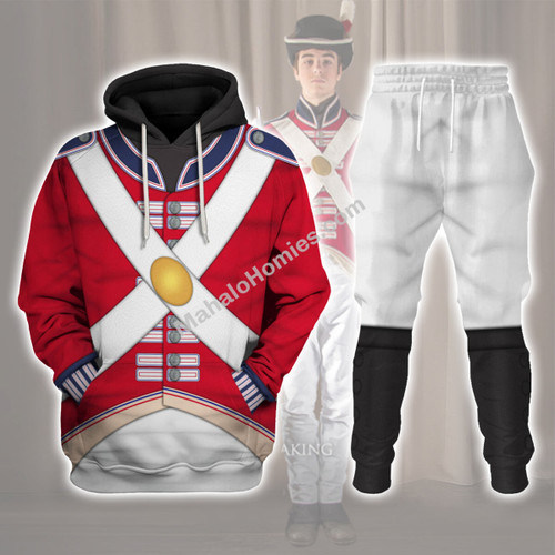 Mahalohomies 1804 Royal Marine �?? Battle of Trafalgar Uniform All Over Print Costumes Hoodie Sweatshirt T-Shirt Hawaiian Sweatpants
