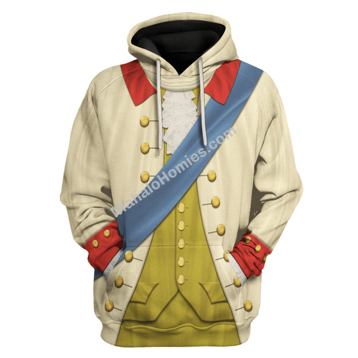 Mahalohomies Tracksuit Hoodies Pullover Sweatshirt Frederick Augustus I of Saxony Historical 3D Apparel