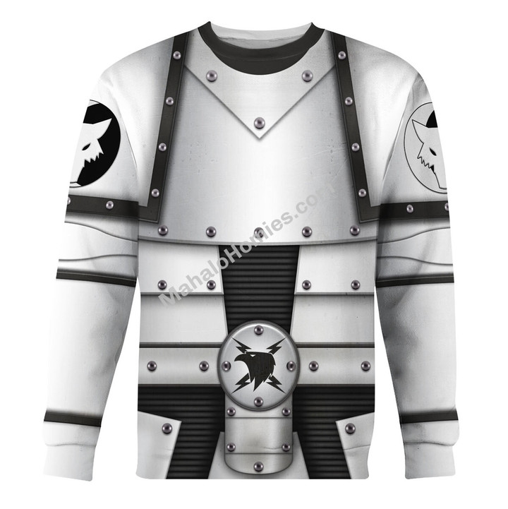MahaloHomies Unisex Sweatshirt Pre-Heresy Luna Wolves Legion Colour Scheme 3D Costumes